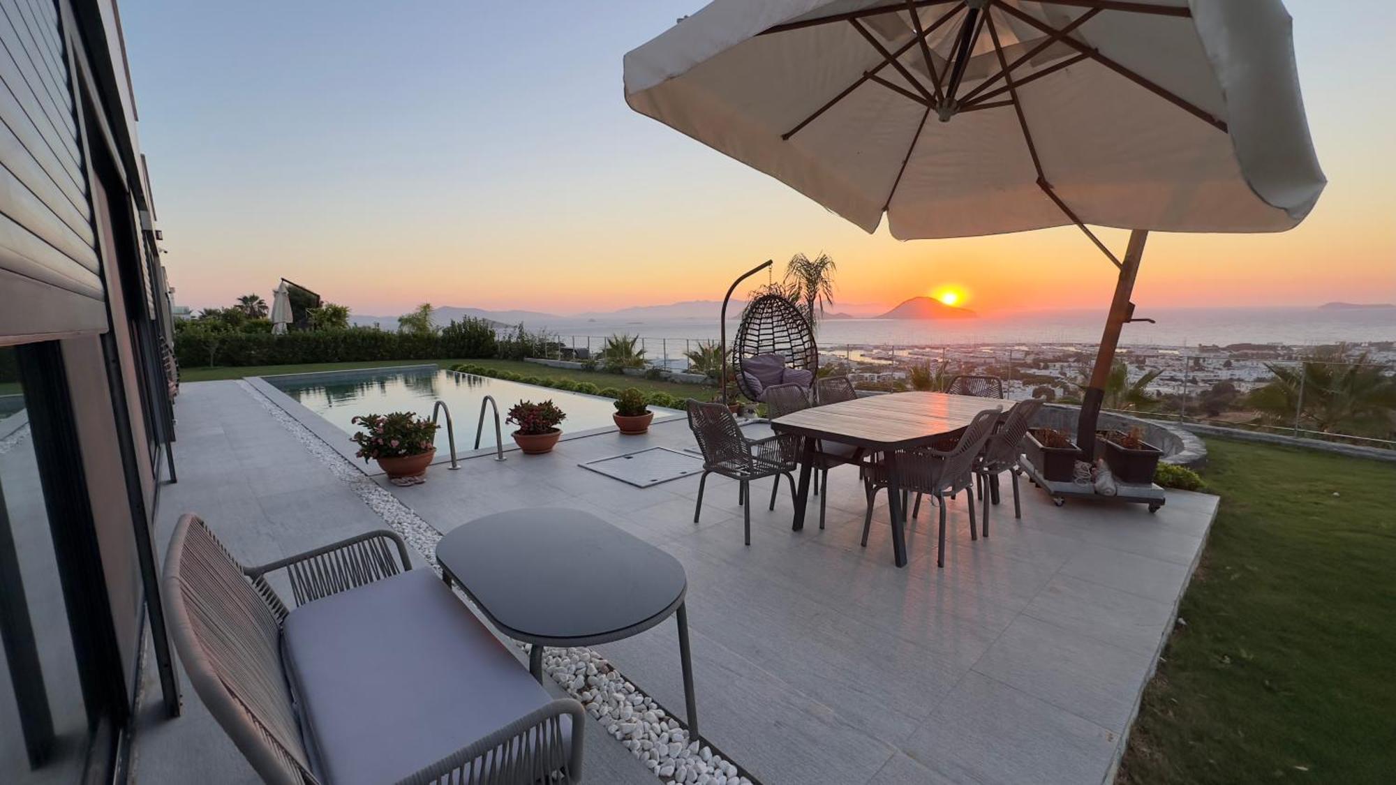Villa Luxury With Stunning Sea View And Spectacular Sunsets Bodrum