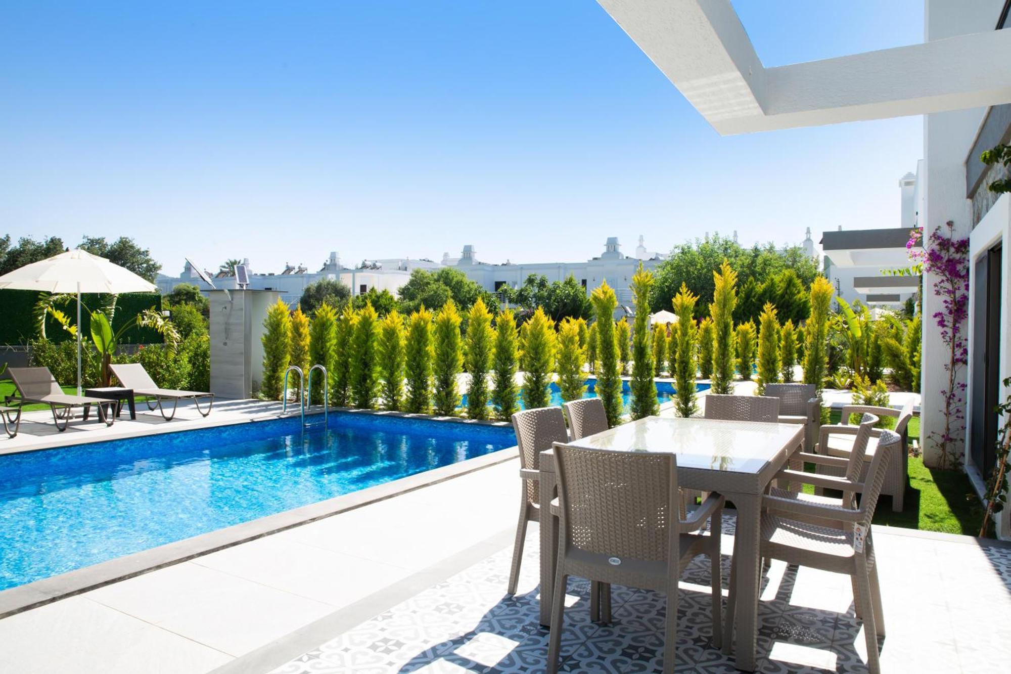 Bd4109 Two Bedroomedvilla Withpool Inbodrumyalikavak Villa Bodrum