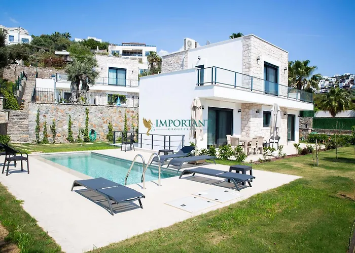 Bd498- 4 Room Villa With Private Pool In Gumusluk