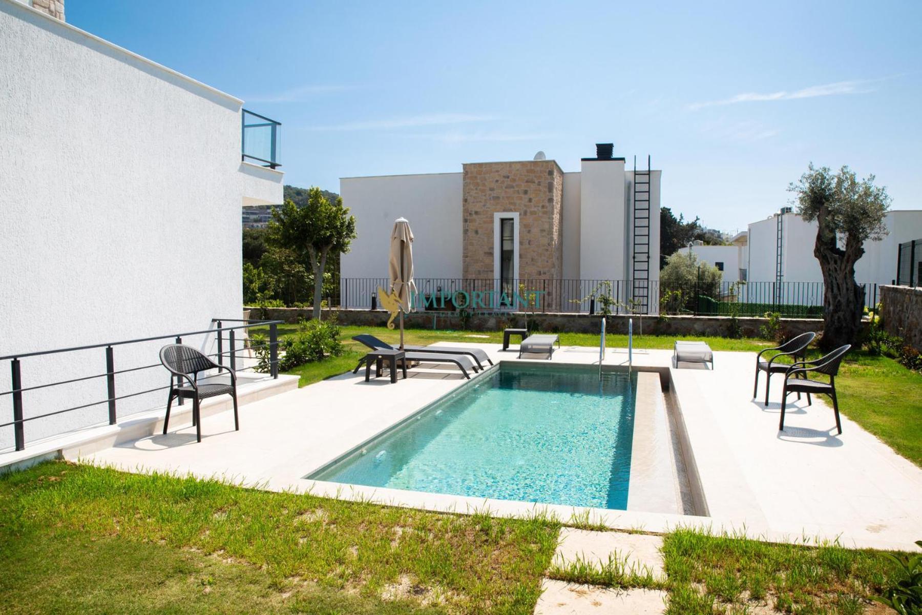 Villa Bd498- 4 With Private Pool In Gumusluk Bodrum
